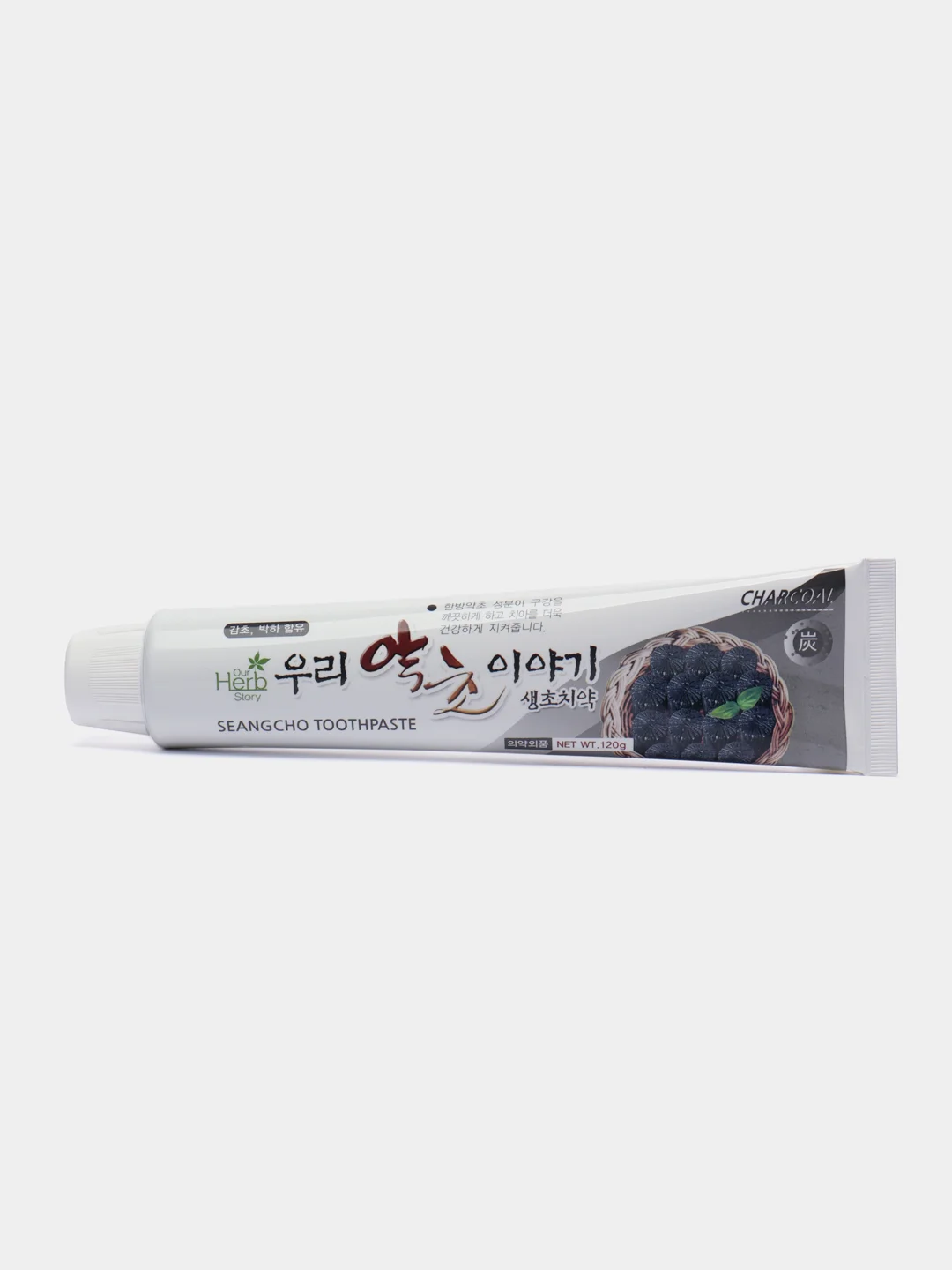Зубная паста с бамбуковым углём Charcoal Toothpaste Our Herb Story, 120 г
