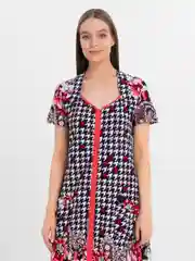 Коралловый халат женский,домашний на молнии,легкий,LILIANS
