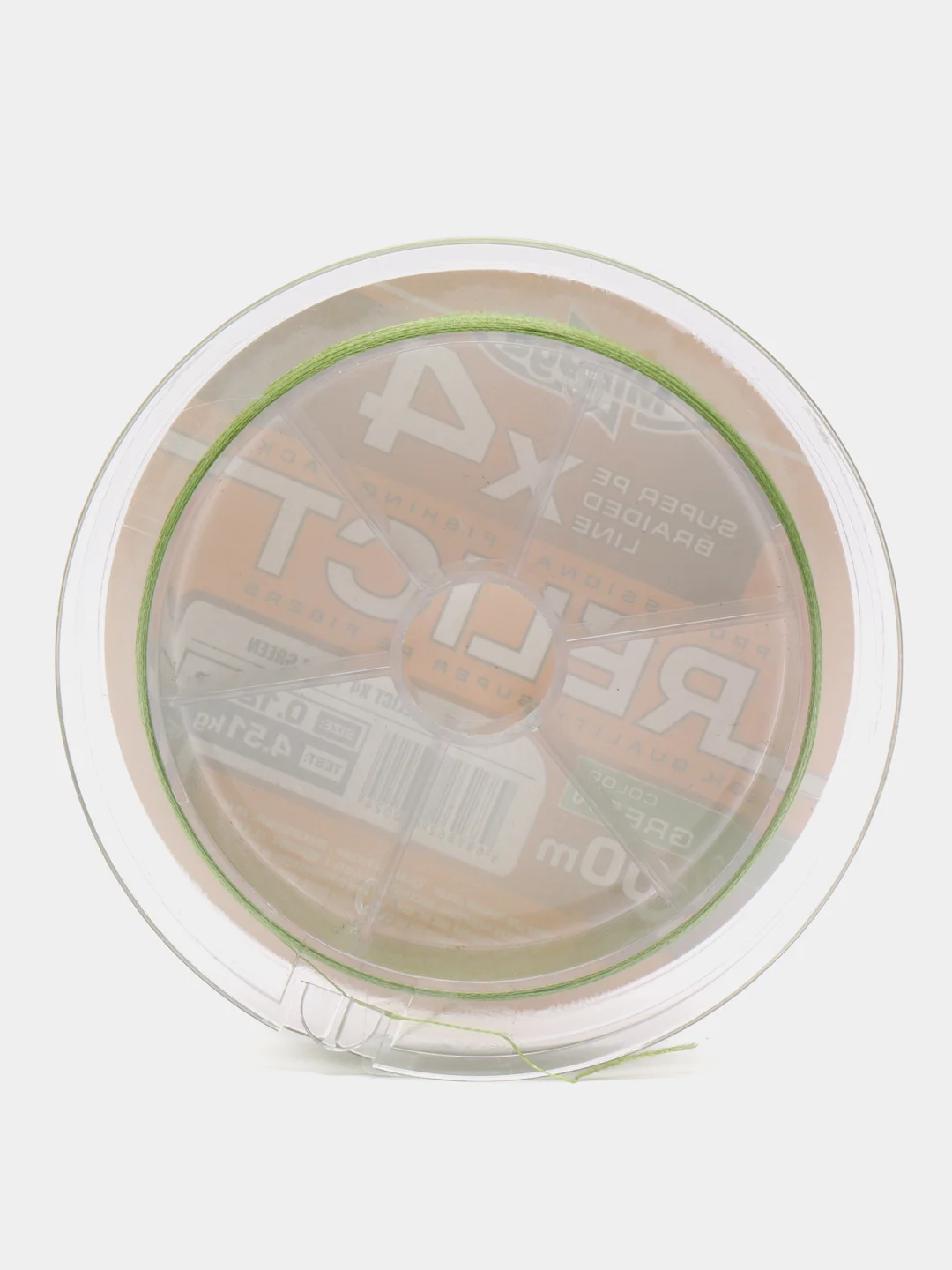 Зеленый шнур 4 жильный плетёный Minoga Relict Green Х4, 100 м