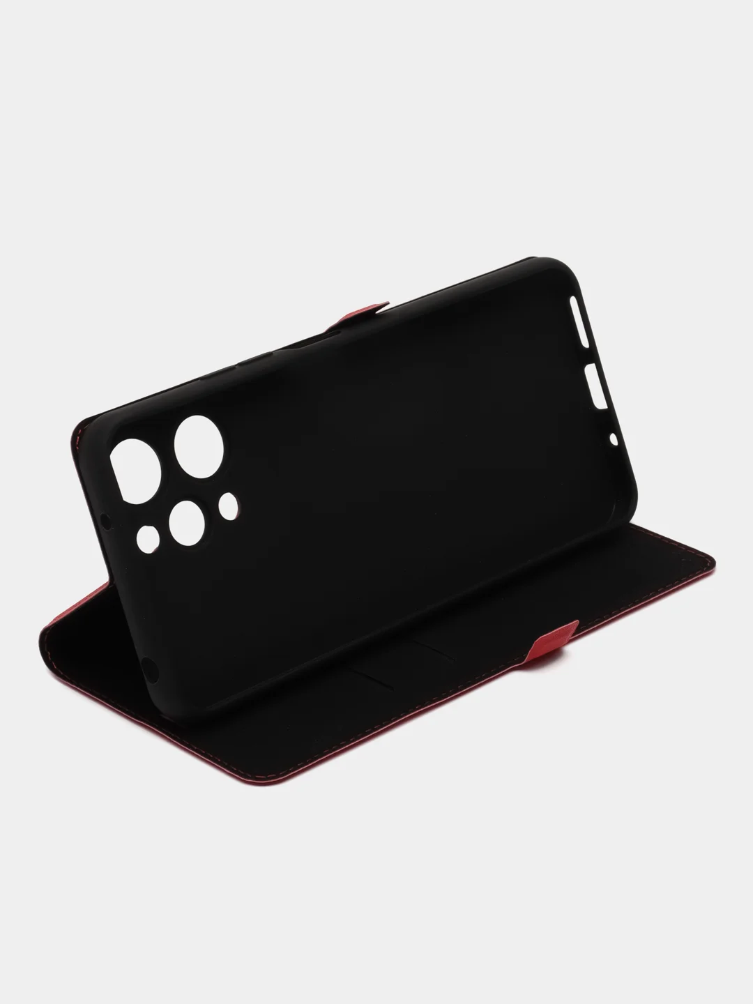 Чехол-книжка Krutoff Eco Book для Xiaomi Redmi 12 красный