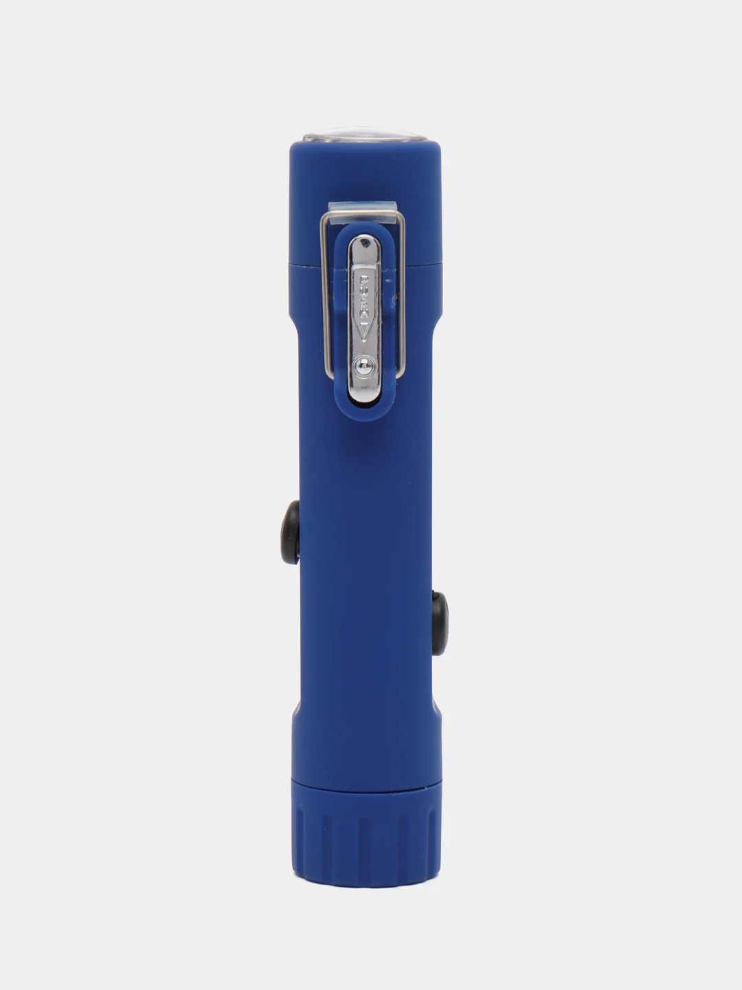 Синий зажигалка электронная с фонариком, с зарядкой USB, походная, в подарочной упаковке