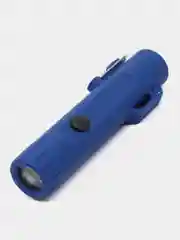 Синий зажигалка электронная с фонариком, с зарядкой USB, походная, в подарочной упаковке