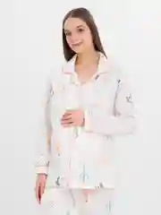 Пижама из муслина для беременных и кормящих мам