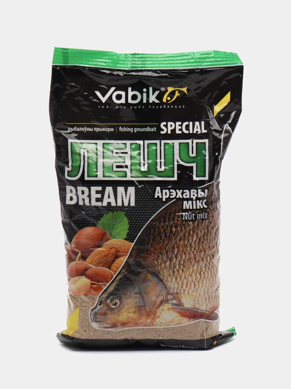 Прикормка рыболовная Vabik Special (Вабик Спешиал) Лещ Бисквит, Орех, Мотыль, 1 кг