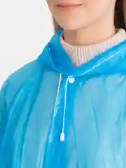 Синий дождевик унисекс