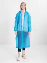 Синий дождевик унисекс