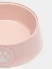 Розовый миска пластиковая для животных кошек и собак мелких пород