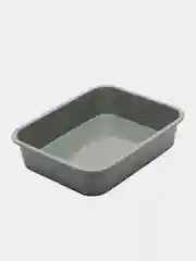 Серый лоток для кошек без сетки