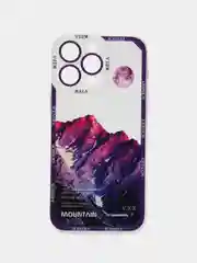 Сиреневый чехол на iPhone 11/12/13/14/15/XR/X/XS/Pro Max Plus Mini Айфон, силиконовый