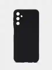Хром чехол для Samsung Galaxy A24 / Самсунг Галакси А24, силиконовый, матовый, черный