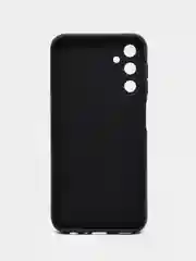 Хром чехол для Samsung Galaxy A24 / Самсунг Галакси А24, силиконовый, матовый, черный