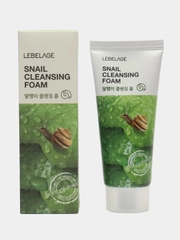 Пенка для умывания с Муцином улитки Регенерирующая LEBELAGE Cleansing Foam Snail, 100 мл