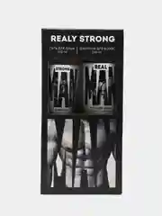 Гель для душа и шампунь для волос 2х250 мл REALY STRONG, подарочный набор, аромат парфюма