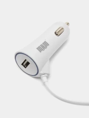 АЗУ / Micro USB / Lightning / 2,1А / 1m / автомобильное зарядное устройство