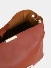 Терракотовый женская квадратная базовая сумка