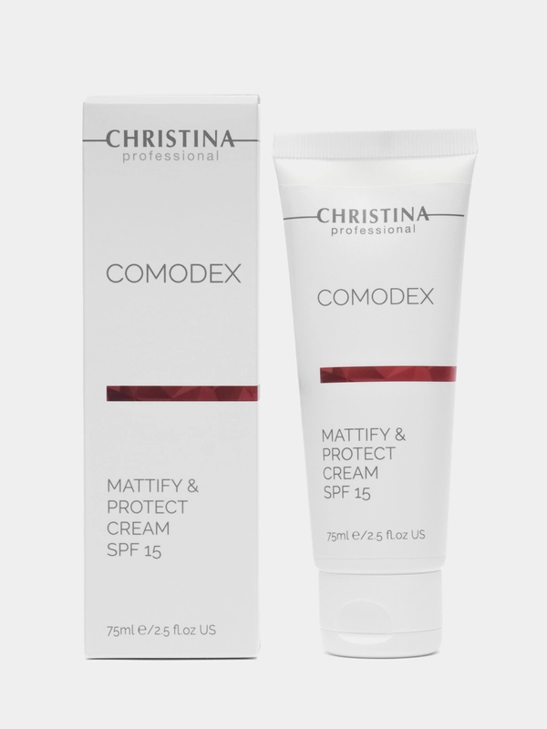 Матирующий защитный крем SPF 15 Christina, 75 мл