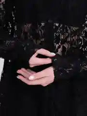 Черный женский нарядный кружевной брючный костюм с рубашкой/комплект двойка из гипюра