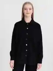 Черный костюм вельветовый