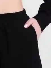 Черный костюм вельветовый