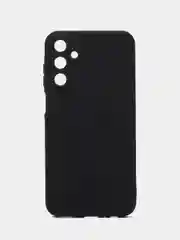 Угольный чехол Samsung Galaxy A15 / Самсунг Галакси А15, черный, силиконовый