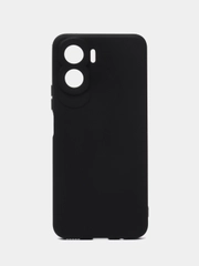 Чехол Honor 90 Lite (Хонор 90 Лайт), черный, силиконовый