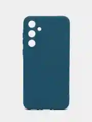 Синий чехол Samsung Galaxy A35 / Самсунг Галакси А35 силиконовый, цветной, матовый