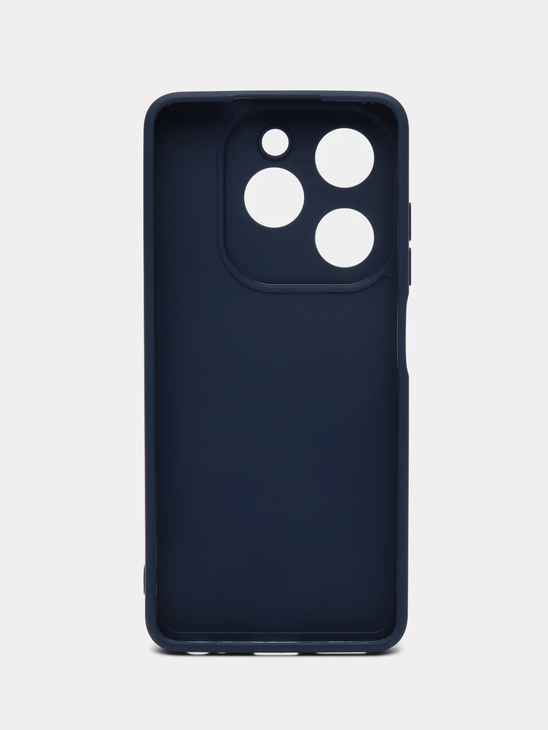 Синий чехол Tecno Spark GO 2024 / Spark 20 / 20C / Спарк Го 2024 силиконовый, цветной, матовый
