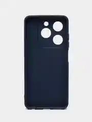 Синий чехол Tecno Spark GO 2024 / Spark 20 / 20C / Спарк Го 2024 силиконовый, цветной, матовый