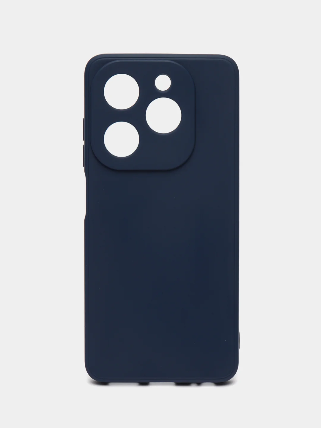Синий чехол Tecno Spark GO 2024 / Spark 20 / 20C / Спарк Го 2024 силиконовый, цветной, матовый