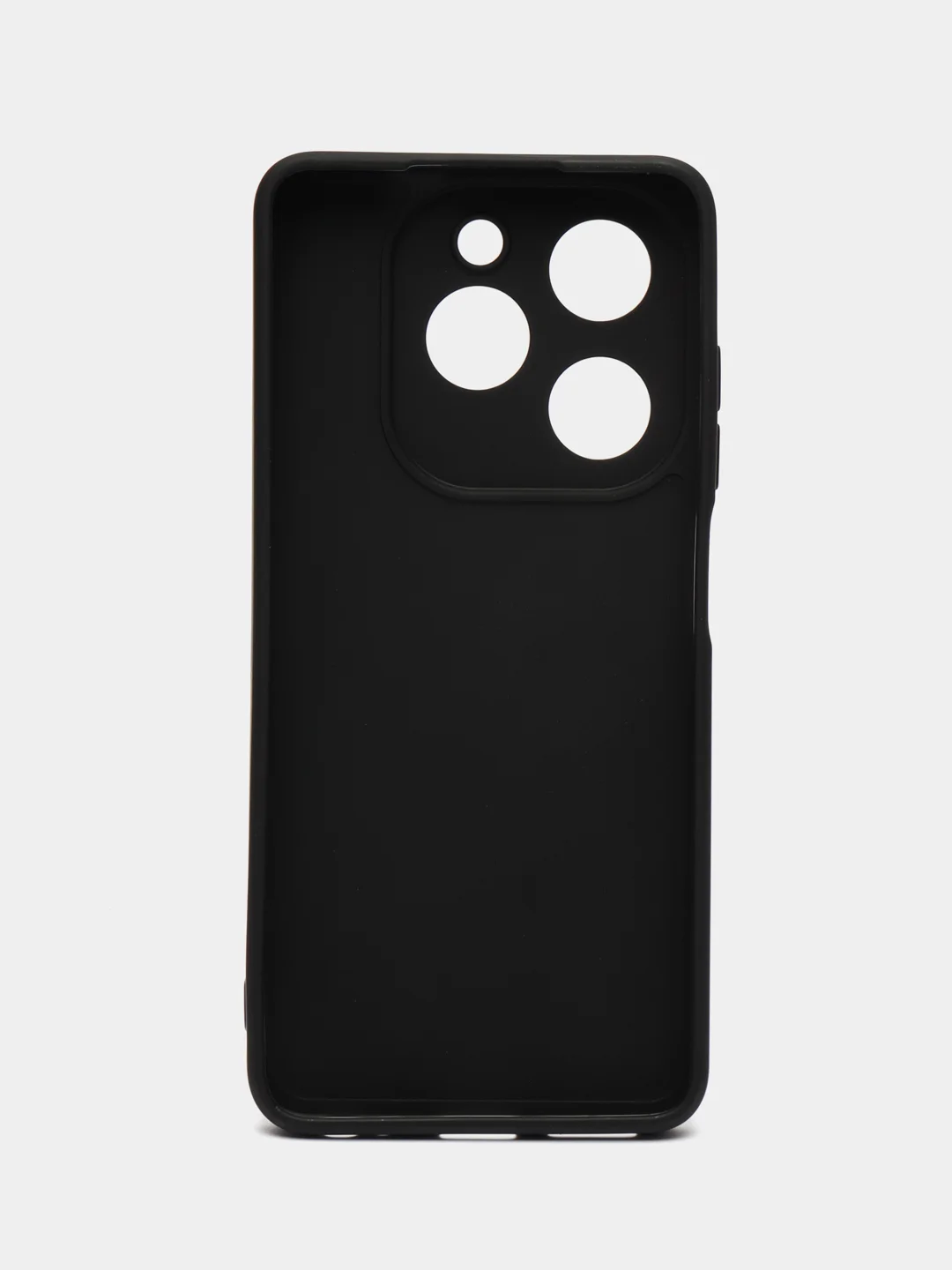 Черный чехол Tecno Spark GO 2024 / Spark 20 / 20C / Спарк Го 2024 силиконовый, цветной, матовый