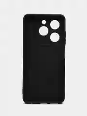 Черный чехол Tecno Spark GO 2024 / Spark 20 / 20C / Спарк Го 2024 силиконовый, цветной, матовый