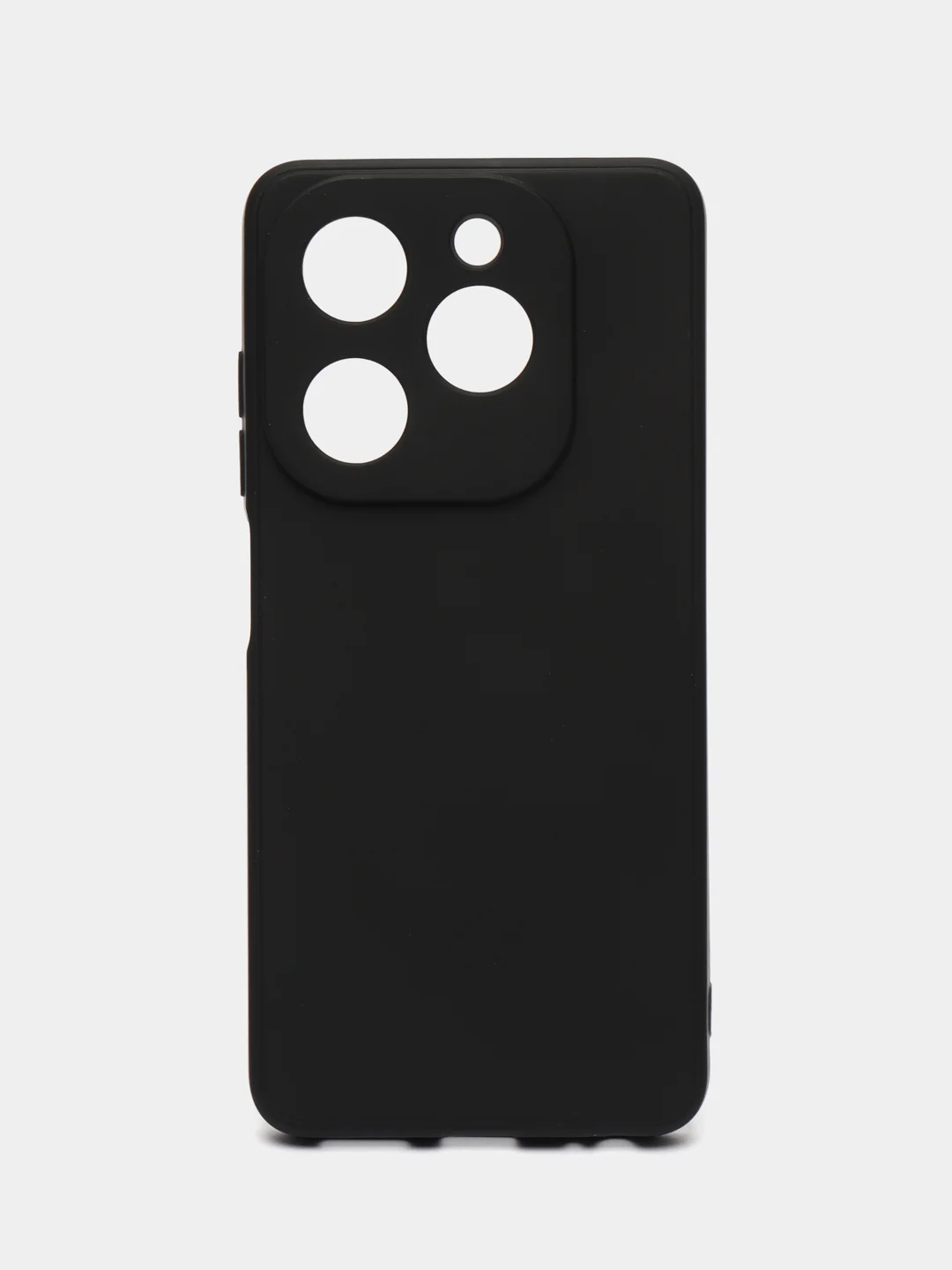 Черный чехол Tecno Spark GO 2024 / Spark 20 / 20C / Спарк Го 2024 силиконовый, цветной, матовый