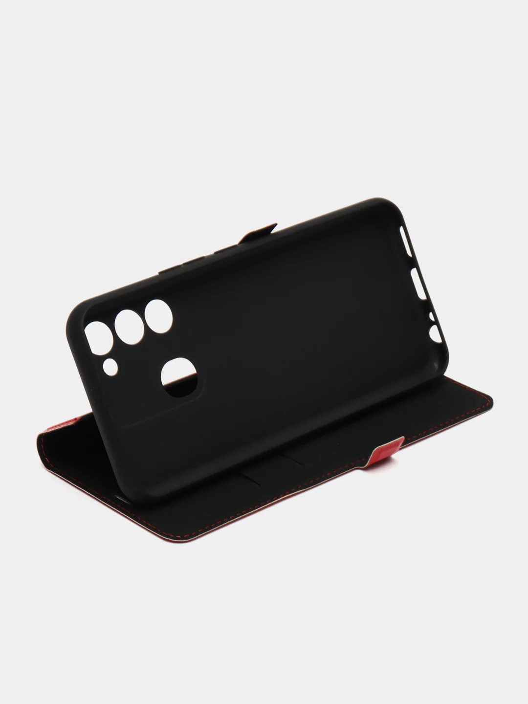 Чехол-книжка Krutoff Eco Book для TECNO Spark 8С/ Spark Go 2022 красный