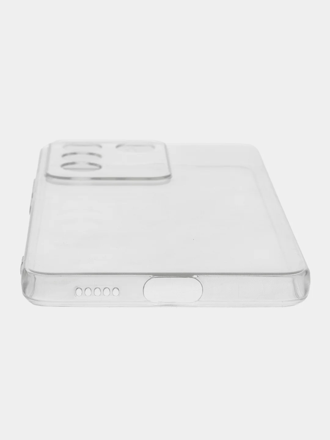 Прозрачный чехол для Vivo T2 4G силиконовый ROSCO матовый / прозрачный тонкий с защитой камер