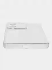 Прозрачный чехол для Vivo T2 4G силиконовый ROSCO матовый / прозрачный тонкий с защитой камер