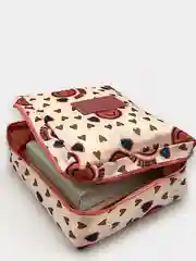 Конфетный косметичка дорожная женская, несессер женский, бьюти кейс для косметики,