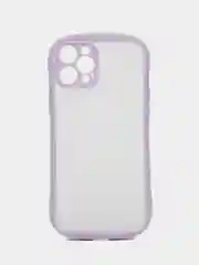 Лавандовый чехол матовый с полукруглыми краями Apple iPhone 12, 12Pro, 12mini, 11, 11Pro, 11ProMax