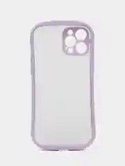 Лавандовый чехол матовый с полукруглыми краями Apple iPhone 12, 12Pro, 12mini, 11, 11Pro, 11ProMax