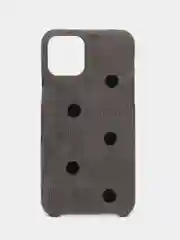 Серый мягкий чехол в горошек для Apple iPhone 11, 11Pro, 11ProMax, XS, XS Max, XR ,iPhone7 8