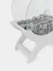 Белый биокамин напольный RIMAZ