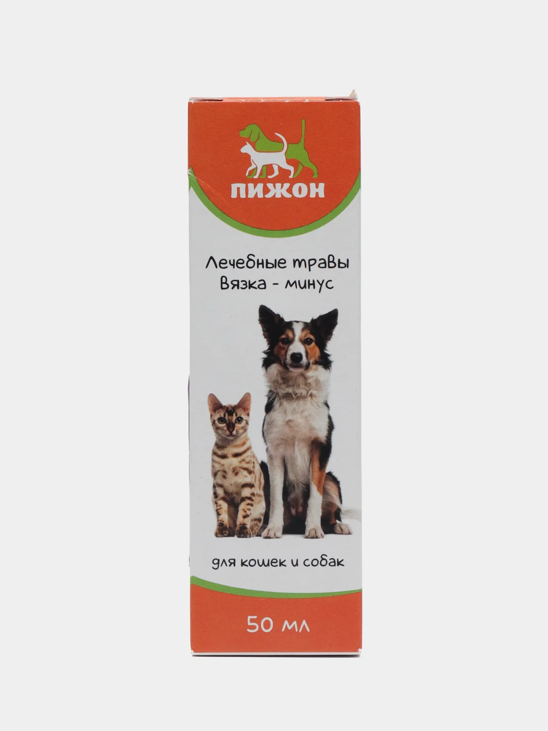 Лечебные травы "Пижон" для собак и кошек, вязка-минус, 50 мл