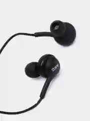Черный наушники проводные с микрофоном с разъемом Type-C для телефонов Samsung