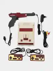 Игровая приставка Retro Genesis 8 Bit Lasergun + 303 игры пистолет Заппер