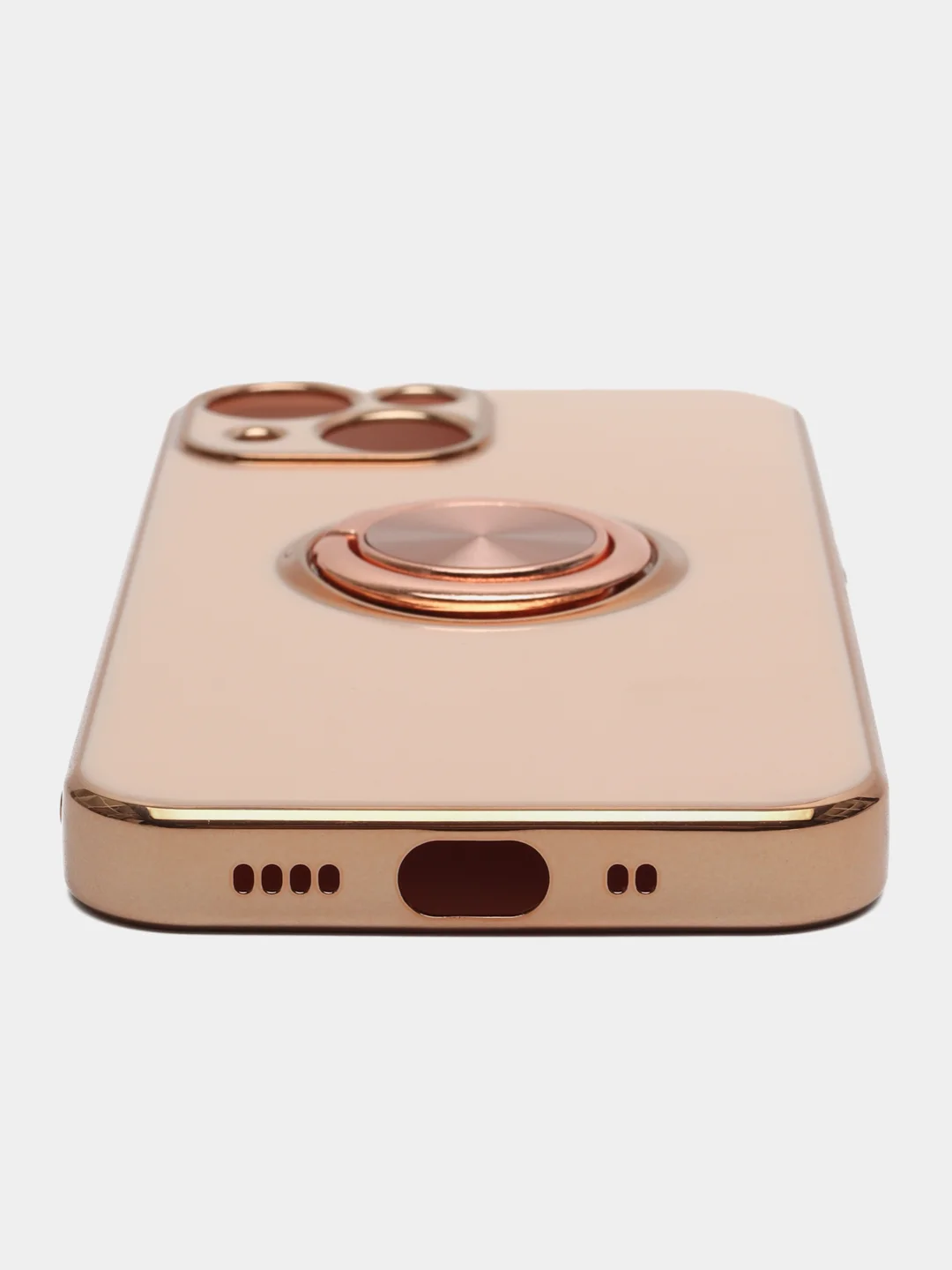 Бежевый чехол с кольцом для Apple iPhone 11, 11Pro, 11ProMax,iPhone 12,12Pro,12ProMax, iPhone13Pro
