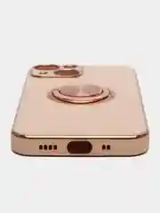 Бежевый чехол с кольцом для Apple iPhone 11, 11Pro, 11ProMax,iPhone 12,12Pro,12ProMax, iPhone13Pro