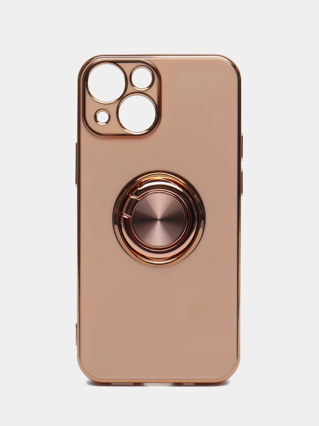 Бежевый чехол с кольцом для Apple iPhone 11, 11Pro, 11ProMax,iPhone 12,12Pro,12ProMax, iPhone13Pro