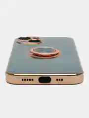 Серый чехол с кольцом для Apple iPhone 11, 11Pro, 11ProMax,iPhone 12,12Pro,12ProMax, iPhone13Pro