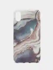 Голубой чехол под мрамор для телефона Apple iPhone 11, 11Pro, 11ProMax, XS, XS Max, XR ,7, 8