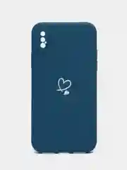 Синий чехол матовый для Apple iPhone 11, 11 Pro, 11 Pro Max, XS, XS Max, XR, X, 7, 8 Plus, 7, 8