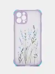 Лавандовый чехол с цветами для Apple iPhone 12, 12 Pro, 12 Pro Max, 12 mini , 11 , 11 Pro, 11 Pro Max